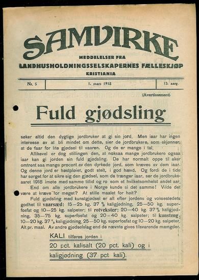 1918 nr 005 SAMVIRKE