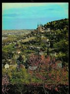 WURTZBURG- Blick vom Marienberg auf die Wallfahrtskirsche Kappele.