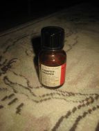 Flaske uten innhold KAMFERDRÅPER fra Florø Apotek 1982