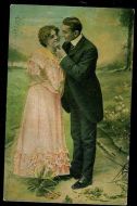 Et gammelt julekort fra tidleg 1900