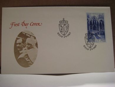 1982 2 9 OLAV V KONGE I 25 ÅR