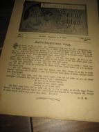 1908 nr 001 Missionsselskabets Barne blad