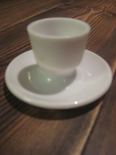 Eggeglass i plast 70 tallet