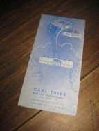 CARL TRIER, OSLO, 60 tallet.