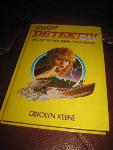 KEENE: frøken DETEKTIV OG DET FORSVUNNE TESTAMENTET Bok nr 1 1989