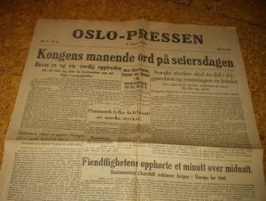 1945,nr 003,  MORGEN,                OSLO PRESSEN