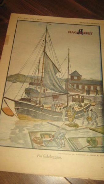 1932 nr 021 A MAGASINET Originaltegning for A Magasinet av Charles Strøm