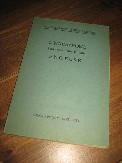 LINGUAPHONE konversasjons kursus ENGELSK. 