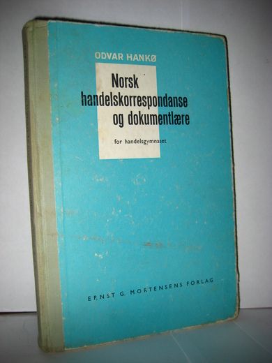 hankø: Norsk handelskorrespondanse og dokumentlære 1971