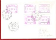 1980 stempla OSLO LUFTHAVN 10 1 80