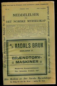 1918,nr 004, MEDDELELSER FRA DET NORSKE MYRSELSKAP.