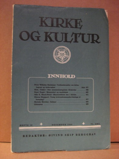 1966,nr 010, KIRKE OG KULTUR.