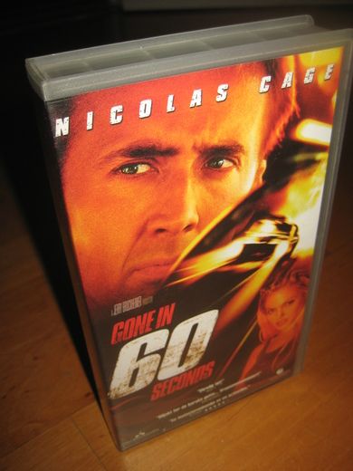 GONE IN 60 SECONDS NICOLAS CAGE 2000 119 MIN 15 ÅR