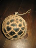 Nostalgisk og pen gammel kavlkule brukt ved garnfiske i gamle dager Lys grønn