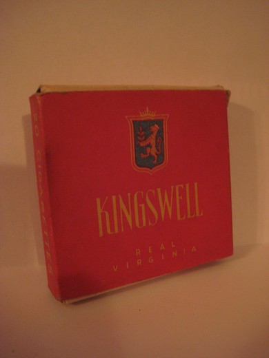 Pen 20 pakning: KINGSWELL, fra Fredr. Jebe & Co, 40 tallet.