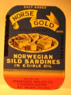 NORWEGIAN SILD SARDINES IN EDIBLE OIL.