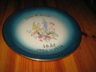 Pyntefat fra Johan R Sunde 50 år 1906-1956 Stavangerflint