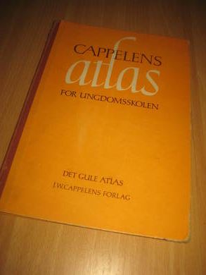 CAPPELENS ATLAS FOR UNGDOMSSKOLEN. 1970