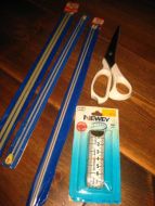 Lott med diverse ubrukte strikkepinner etc selges som på bildet Dette er pakke nr 5