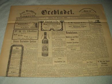 1905 nr 312 Ørebladet