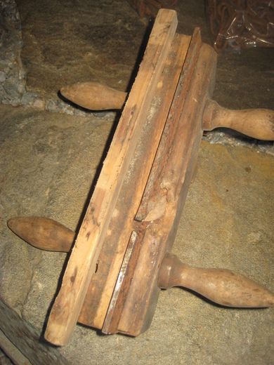 Profilhøvel fra gamle dager merka: HELSEM Tidleg 1900