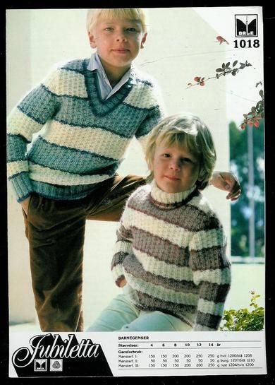 1018 BARNEGENSER BARNEGENSER Jubiletta fra Dale Fabrikker Bergen