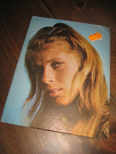 Mappe med brevpapir og konvolutter bilde av JOANNA SHIMKUS 60-70 tallet