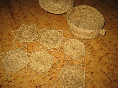 Fletta kurv med 6 brikker