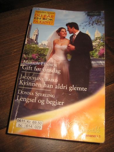 Romantikk 3 romaner i en 2006