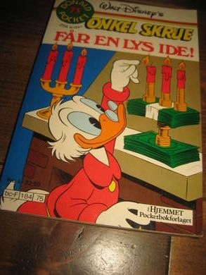 ONKEL SKRUE FÅR EN LYS IDE Bok nr 75 1 utgave
