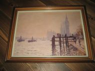 Bilde i glass og ramme…… 70 tallet