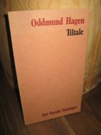 Hagen, Oddmund: Tiltale. 1980.