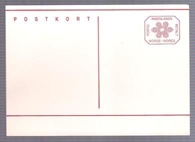 Postkort for innenlands sending