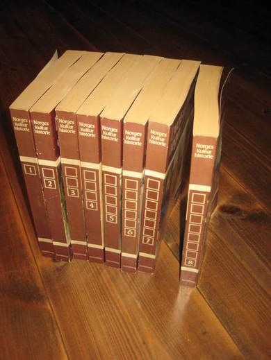 NORGES KULTURHISTORIE. 1-8. 1984. 