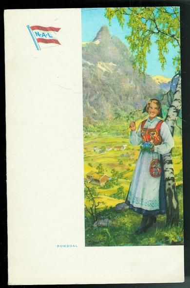 Meny fra M/S SAGAFJORD 14 juni 1966