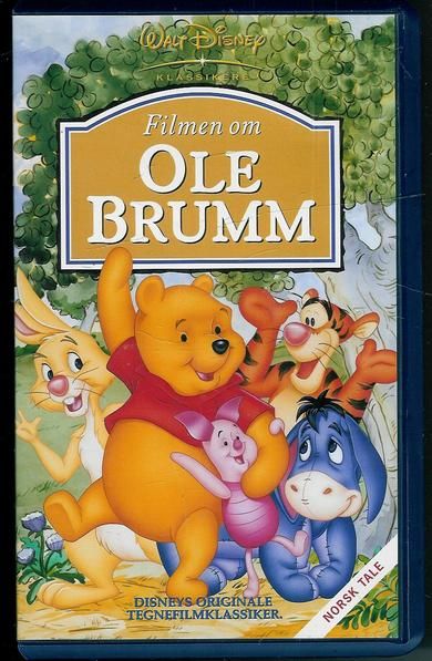 OLE BRUM fra Walt Disney. 1977. 70 min.
