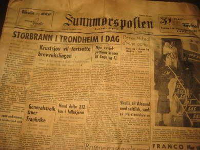 1958 NR 075 Sunnmørsposten
