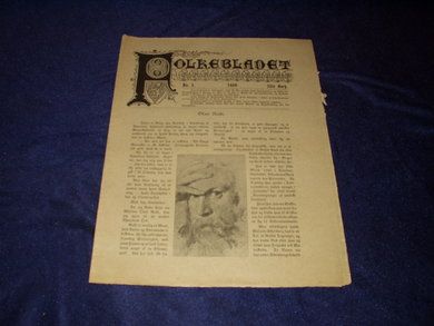 1909 nr 005 Folkebladet