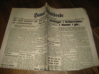 1945 nr 023 Hamar Stiftstidende