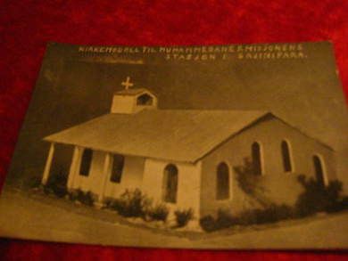 Kirkemodell til muhamedanermisjonens stasjon i Sajinipara 50-60 tallet