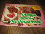 Deilige kaker og desserter.