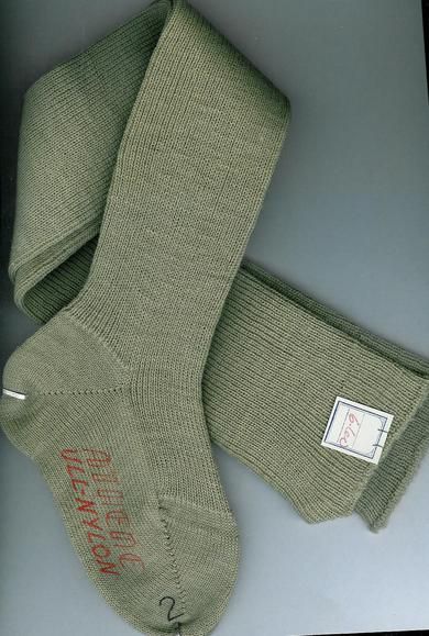 ATHENE barnestrømpe i ull-nylon. Nr 2. 60 tallet.