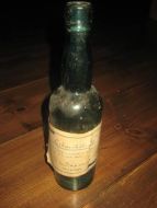 Flaske uten innhold, Likørekstrakt, fra Superior, Drammen, 50 tallet
