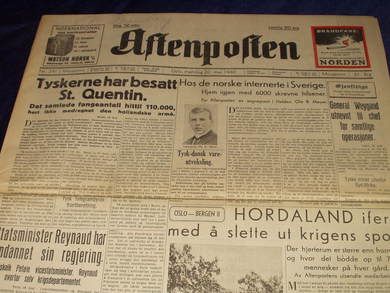 1940 nr 241 morgen Aftenposten