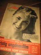 1957,nr 013, AKTUELL. EN NY SOPHIA LOREN? ISABELLE COREY. SABRINA. 