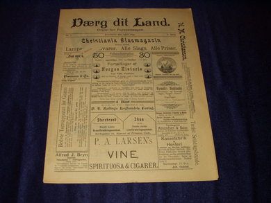1899 nr 007 Værg dit Land