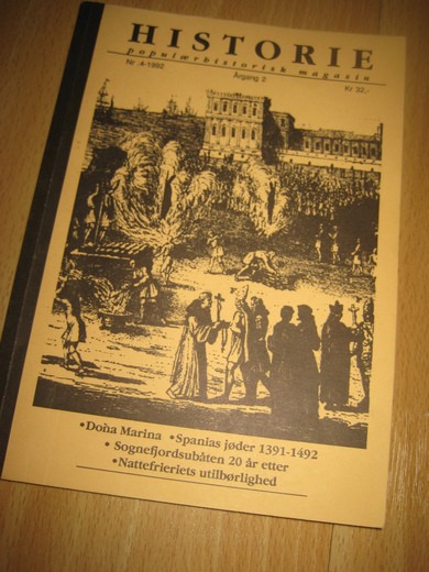 1992,nr 004, HISTORIE. Populærhistorisk magasin.