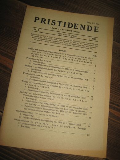 1953 nr 001 PRISTIDENDE