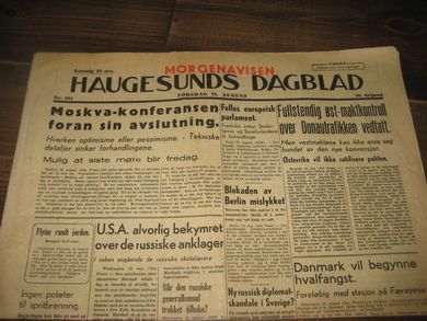 1948 nr 191 HAUGESUNDS DAGBLAD