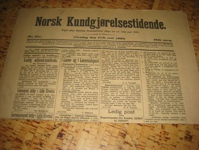 1908 nr 221 Norsk Kundgjørelsestidende